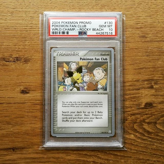 My PSA 10 2004 World Championship deck Pokémon Fan Club (picture from my Instagram feed).